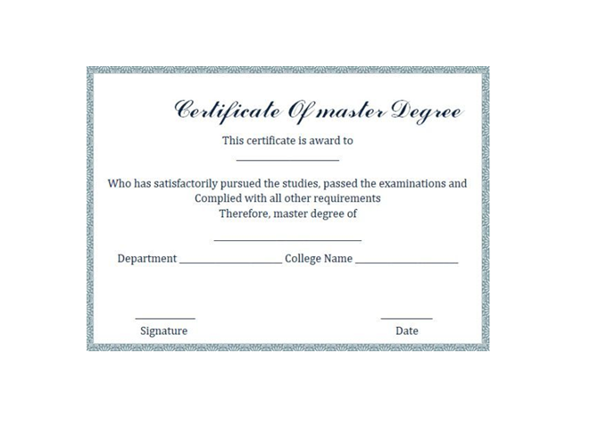 Education - Postgraduate Programmes / Masters Programmes
